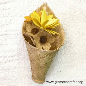 GrameenCraft Handmade Bamboo Bouquet – Eco-Friendly & Timeless Floral Art