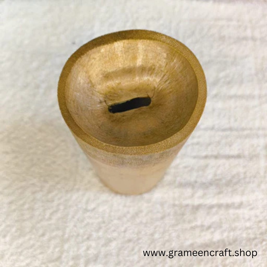 Handmade Bamboo Piggy Bank