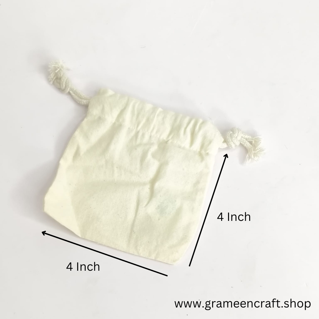 Cotton Canvas Potli Bag