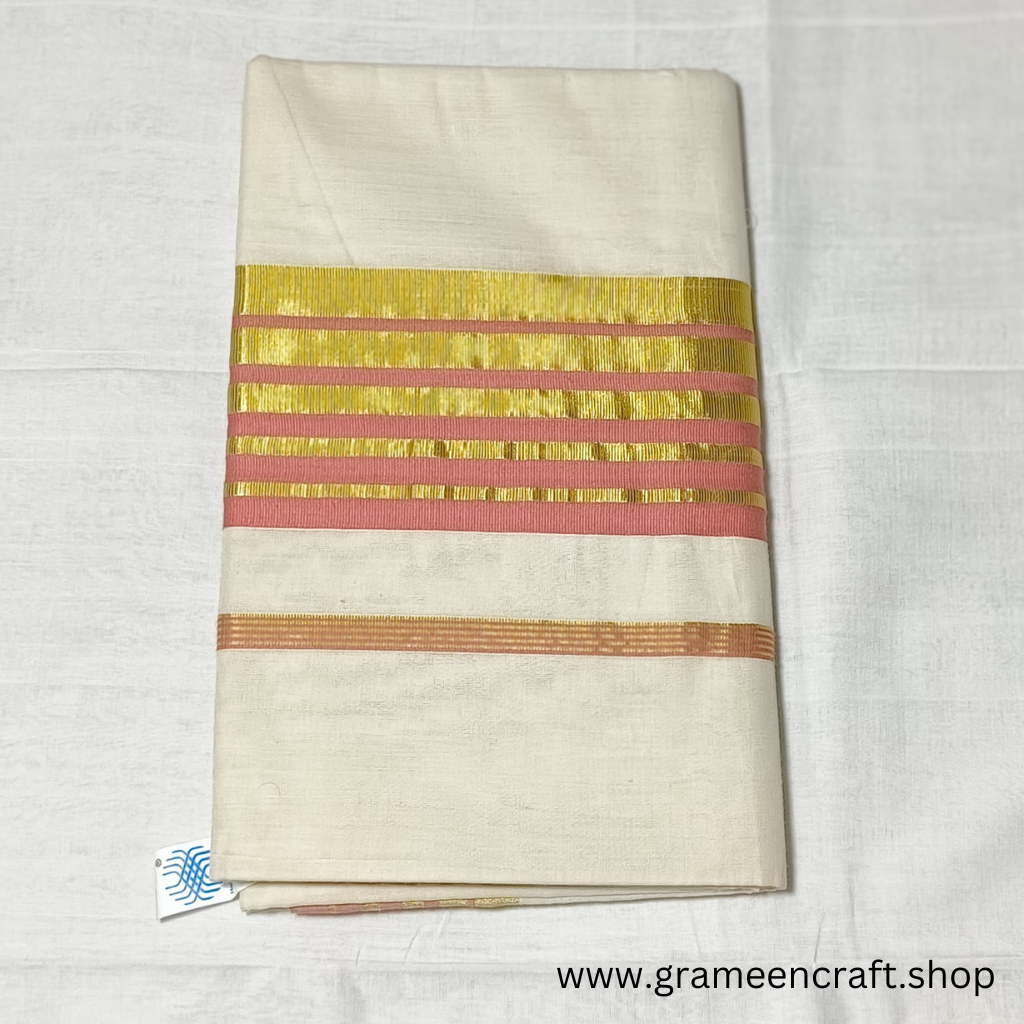 Premium Handloom Kerala Saree
