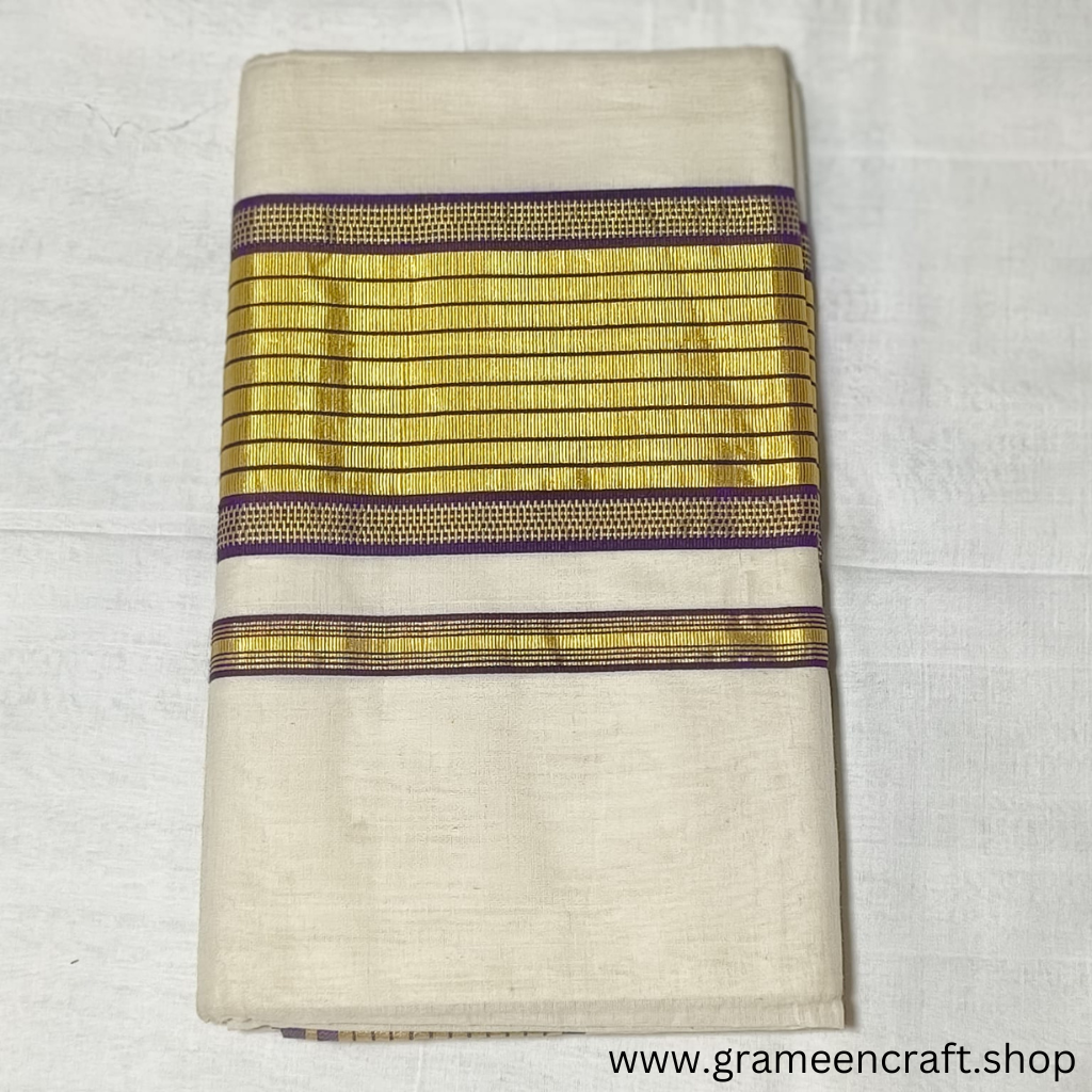 Premium Handloom Kerala Saree