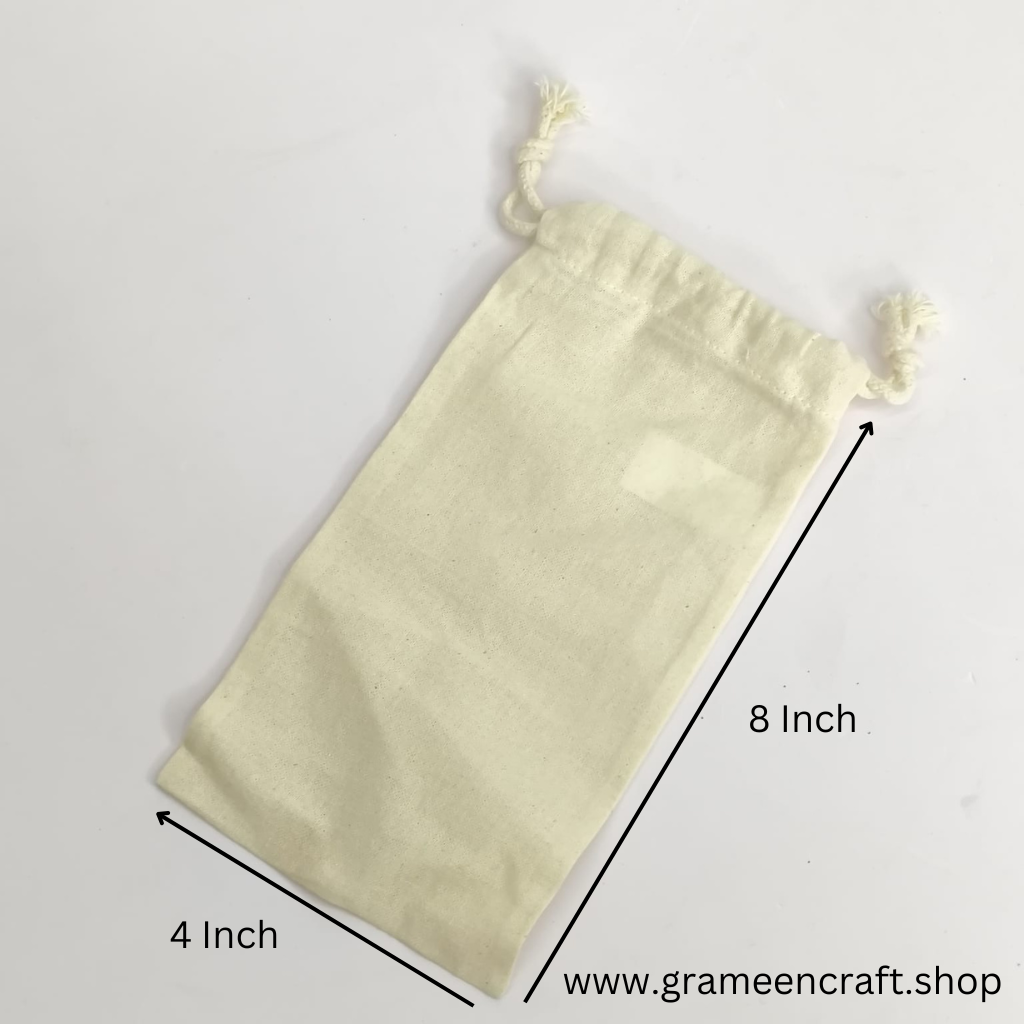Cotton Canvas Potli Bag