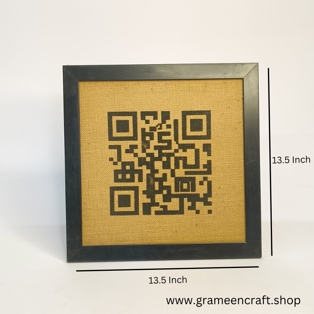 Handcrafted Jute Frame Art Decorative Showpiece