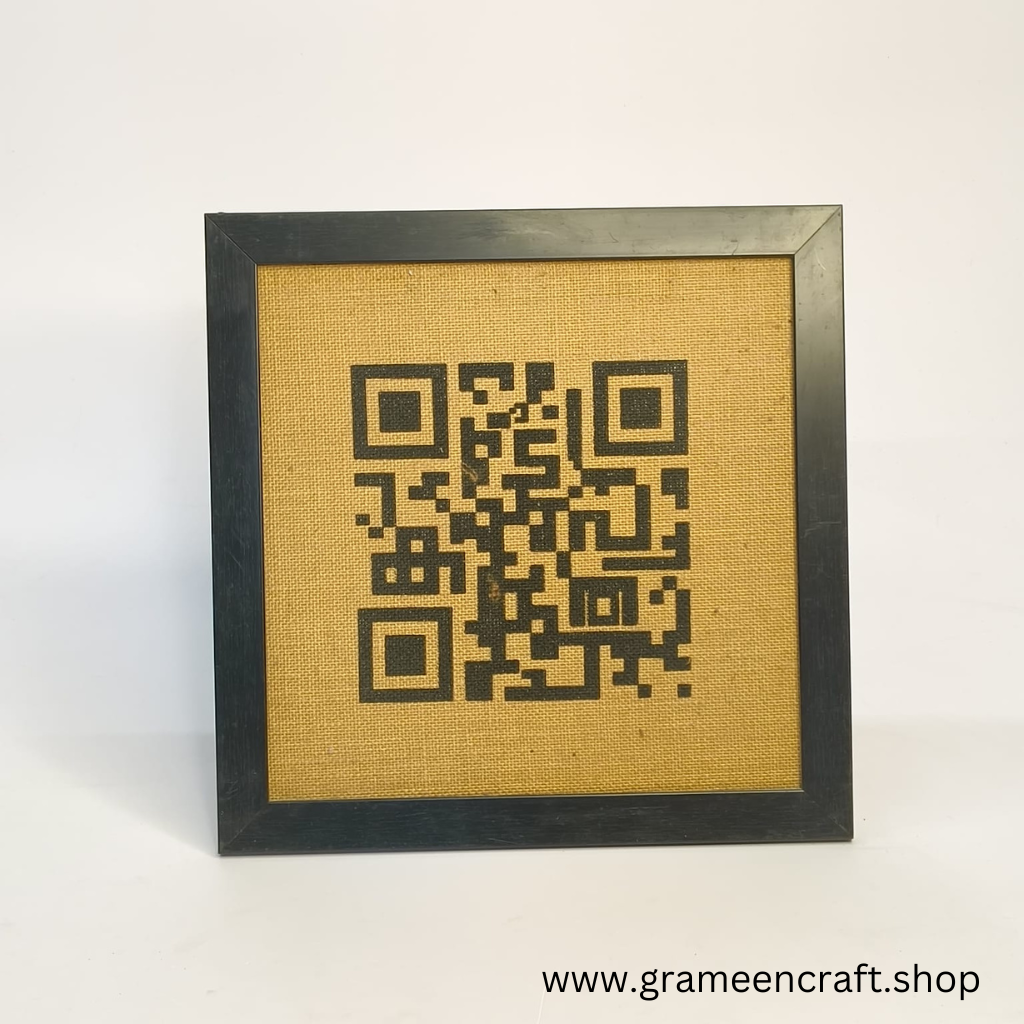 Handcrafted Jute Frame Art Decorative Showpiece