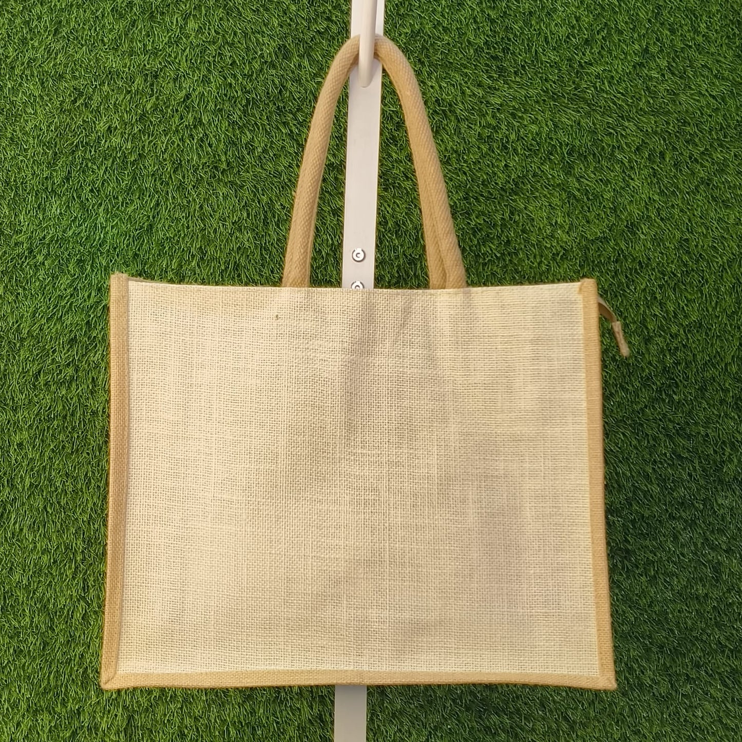 Hand Painted Jute Shopping Bag