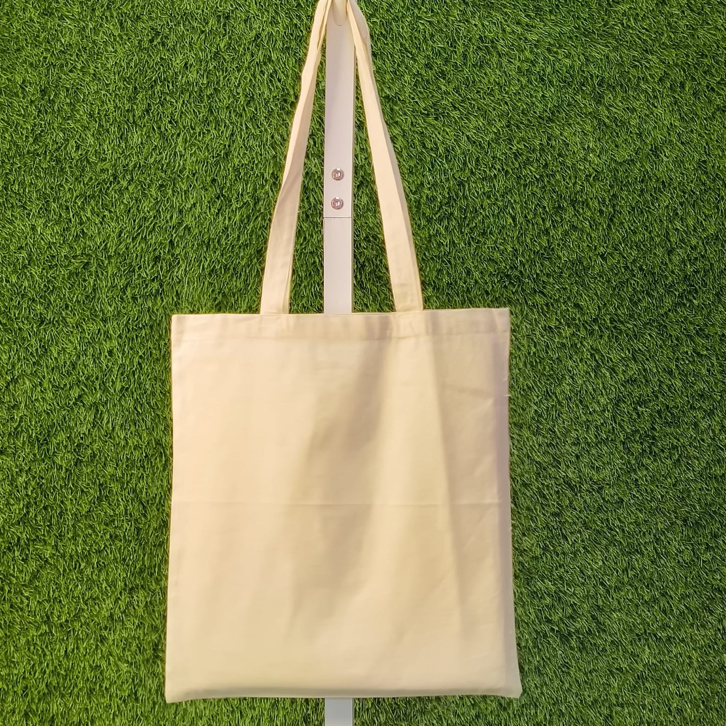 HAND PAINTED CANVAS TOTE BAG