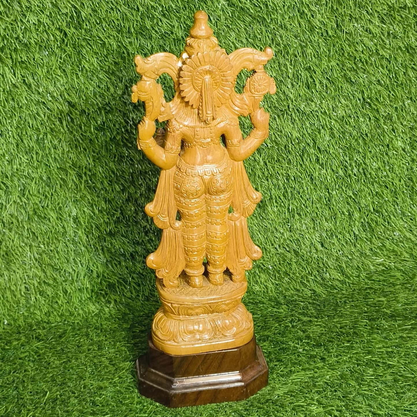 Wooden Dhanwanthari Murthy Idol
