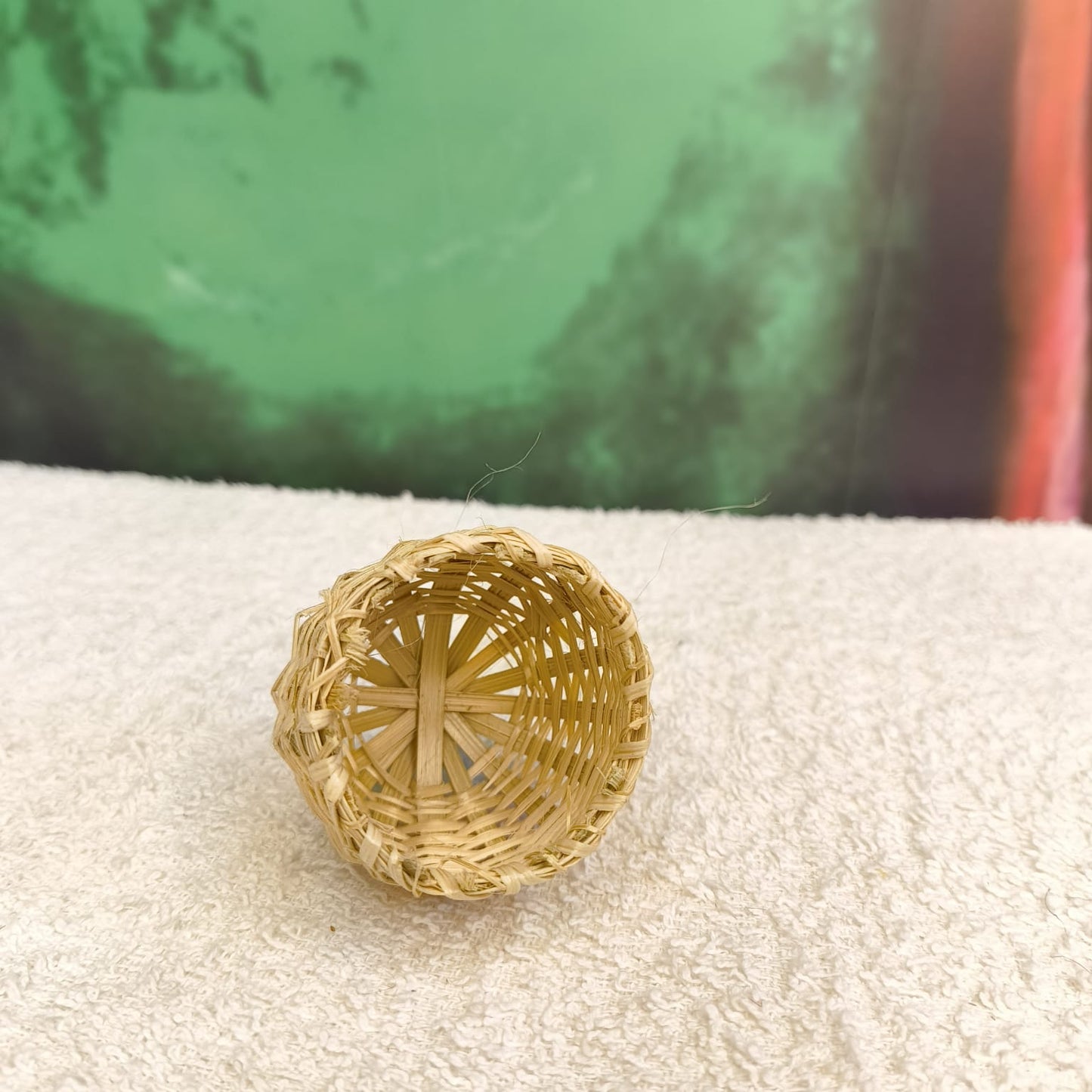 Handwoven Cane Classic Pen Holder