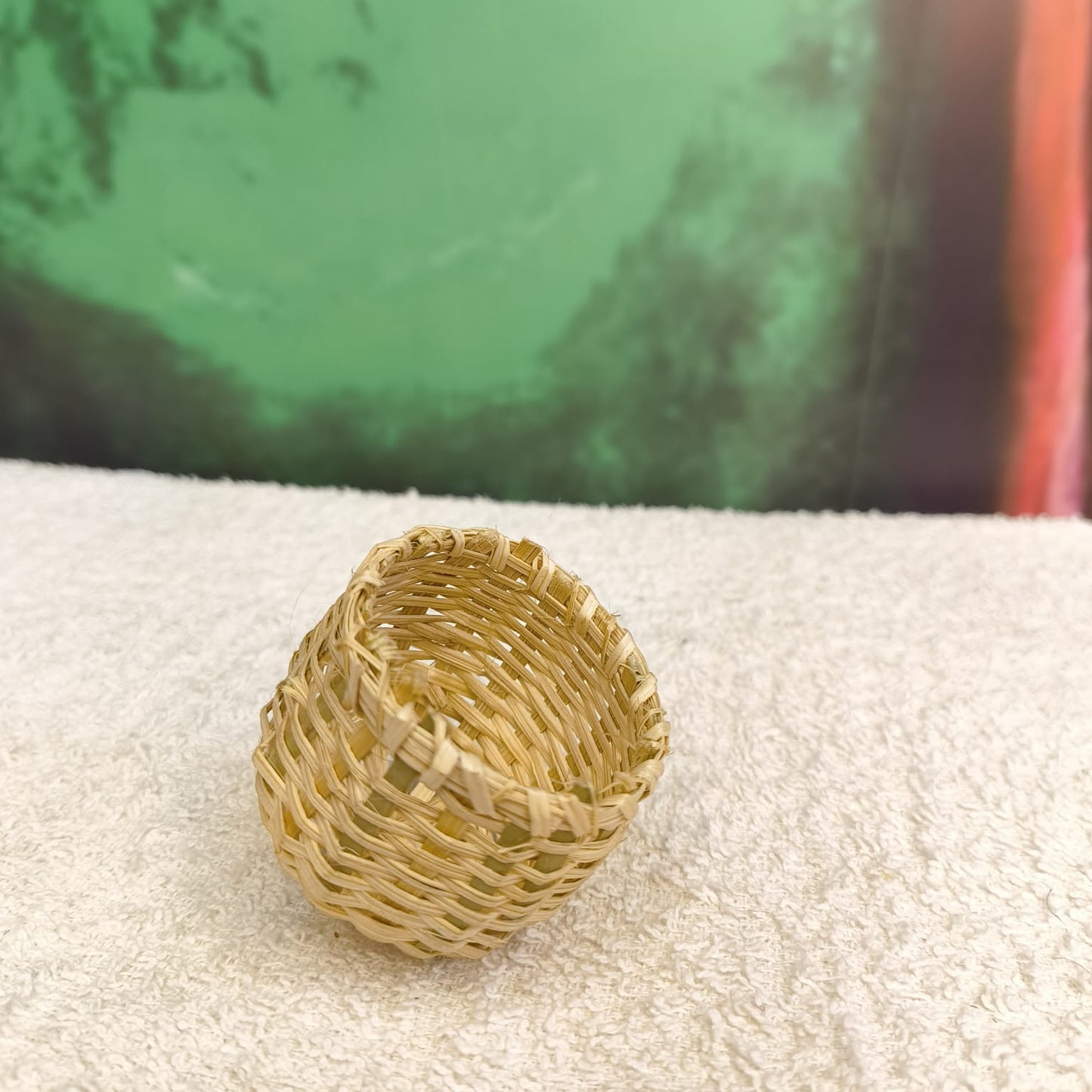 Handwoven Cane Classic Pen Holder