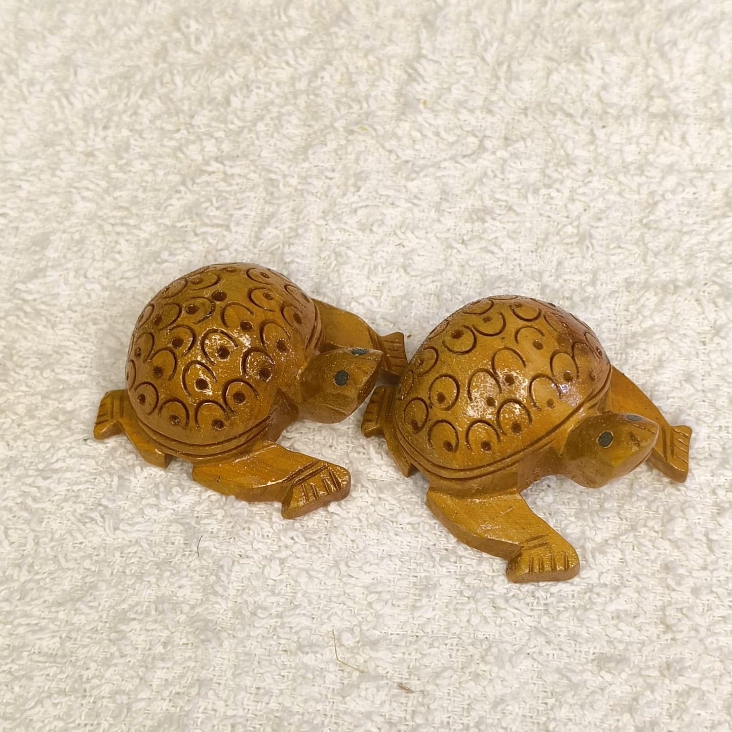 Hand Crafted Wooden Tortoise Turtle
