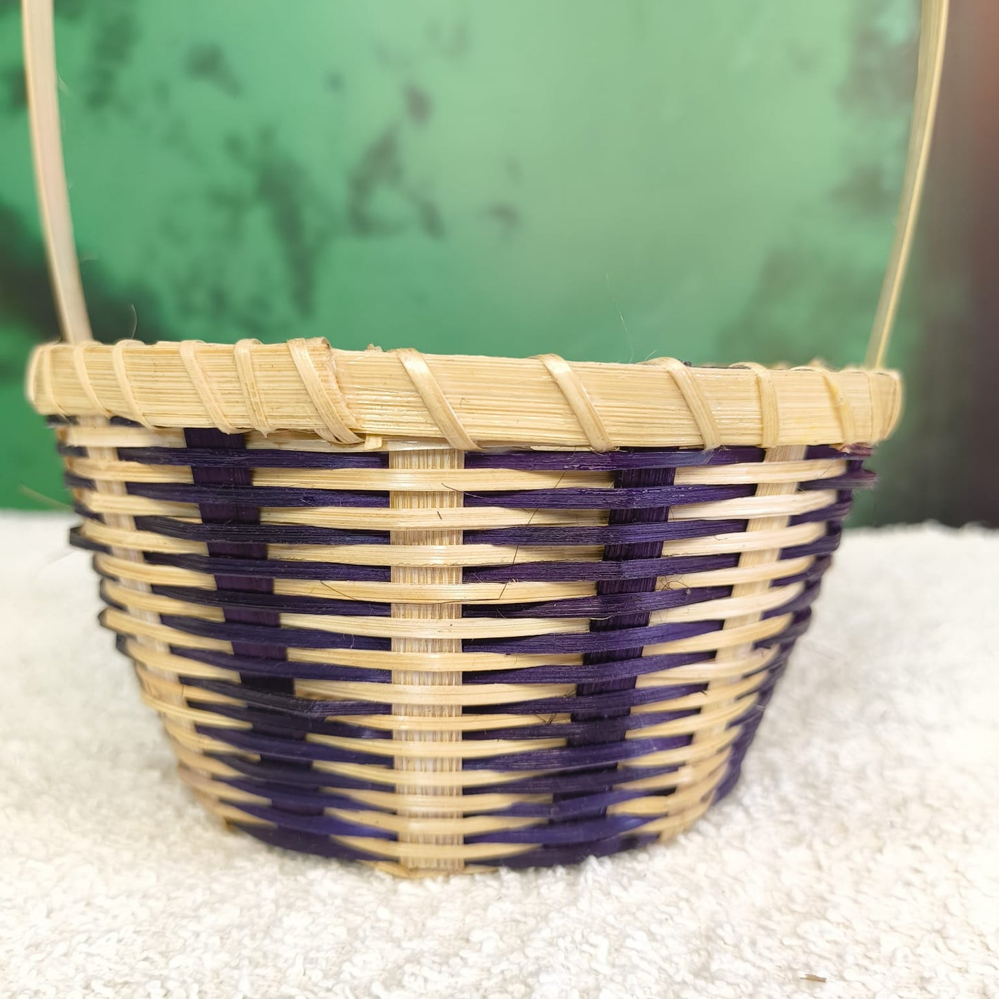 Handmade Bamboo Fruit/Flower/Basket/Multi Purpose Basket With Handle