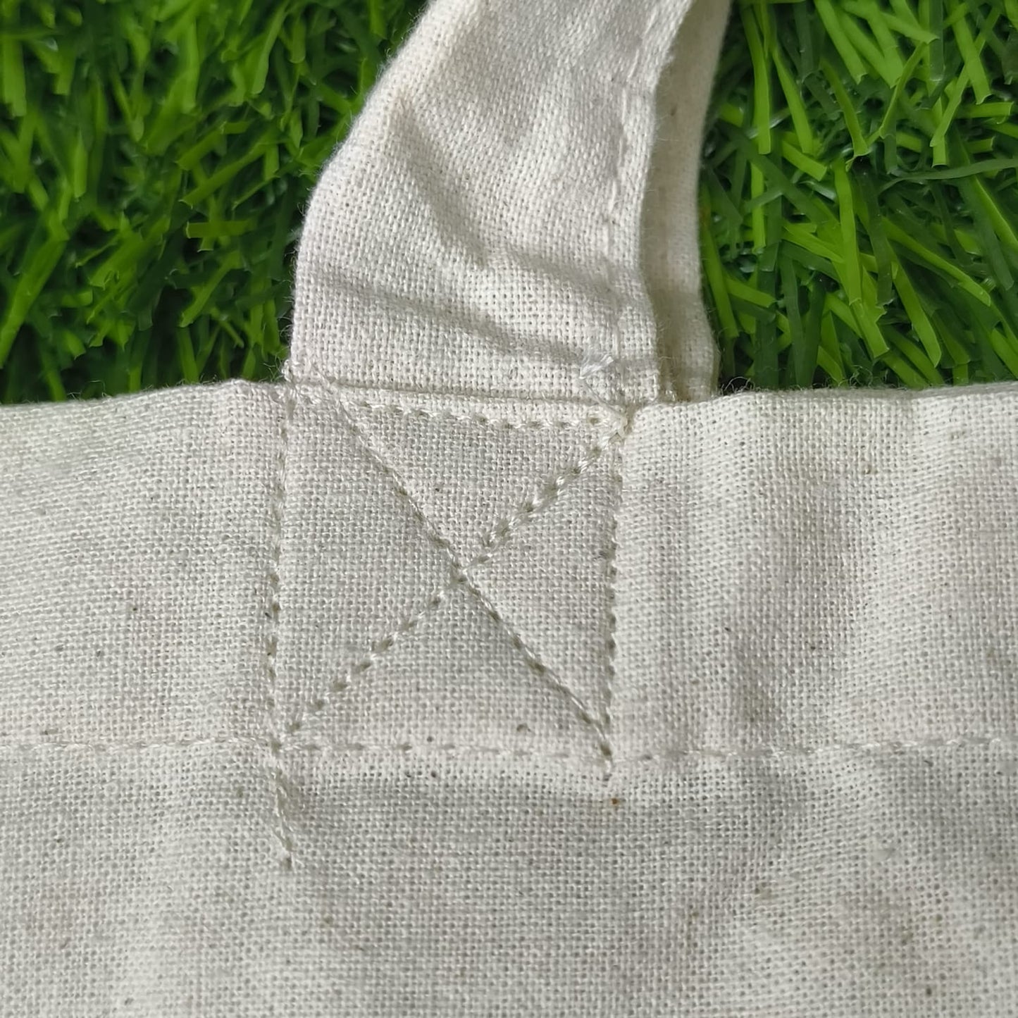 HAND PAINTED CANVAS TOTE BAG