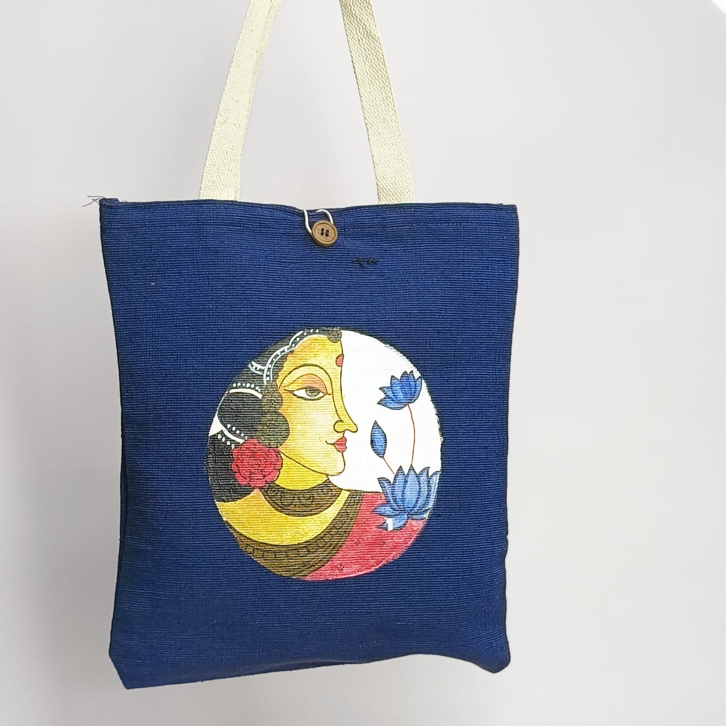 HAND PAINTED TOTE BAG