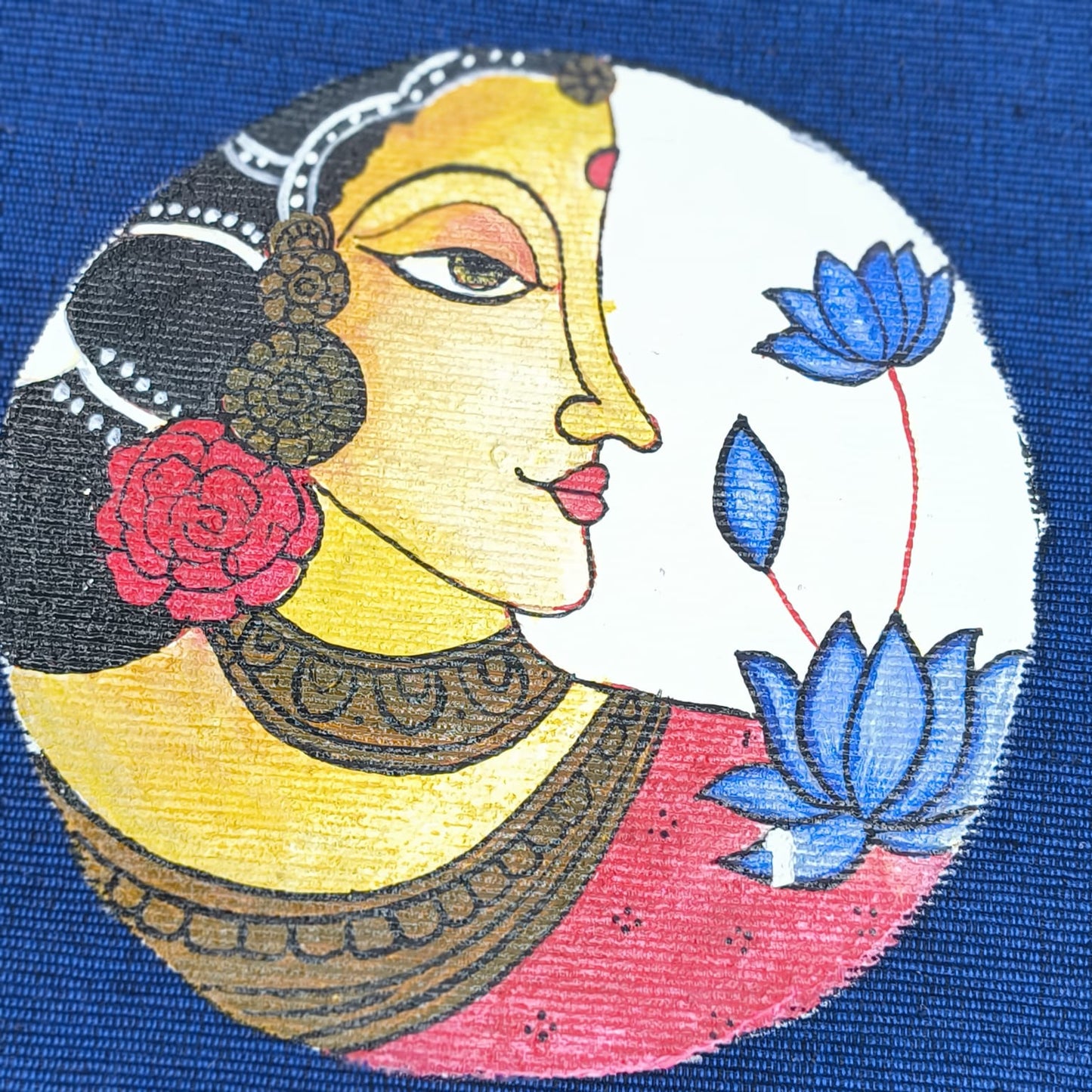 HAND PAINTED TOTE BAG