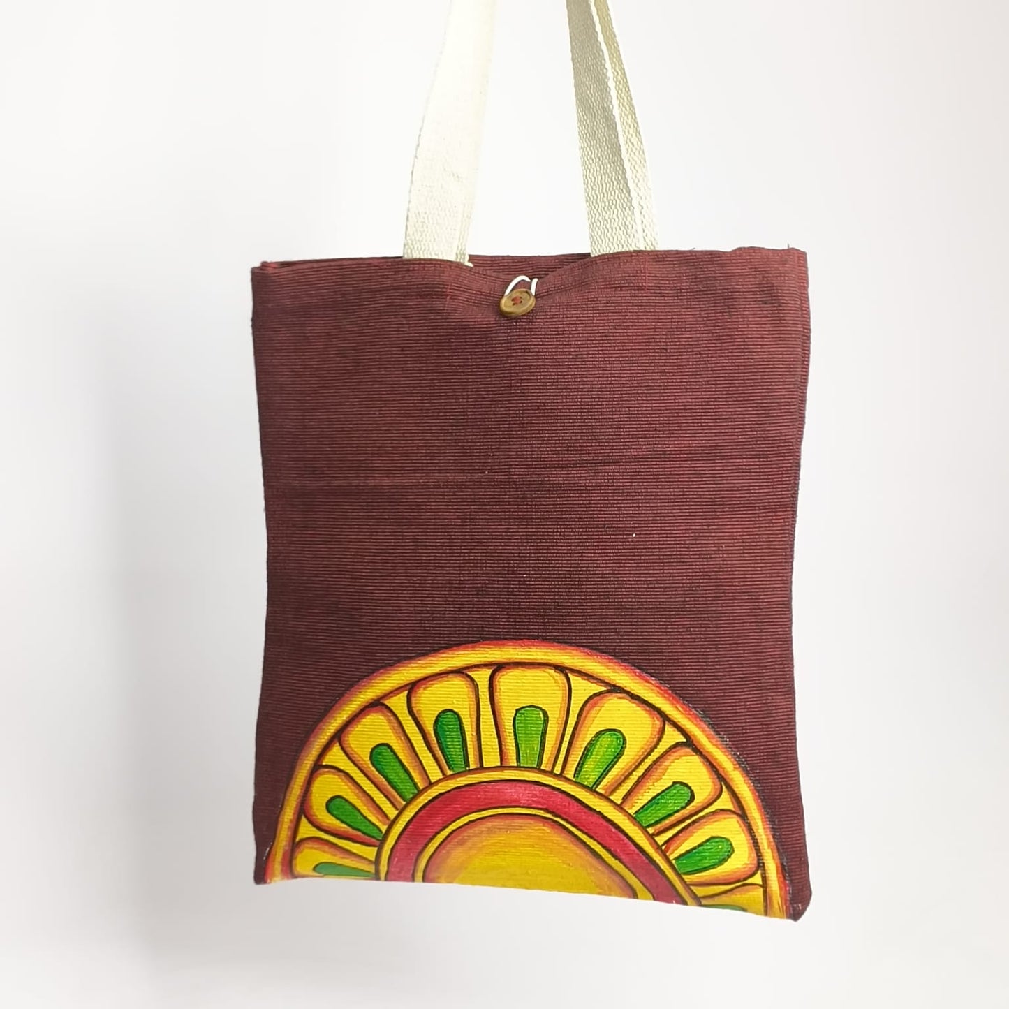 HAND PAINTED TOTE BAG