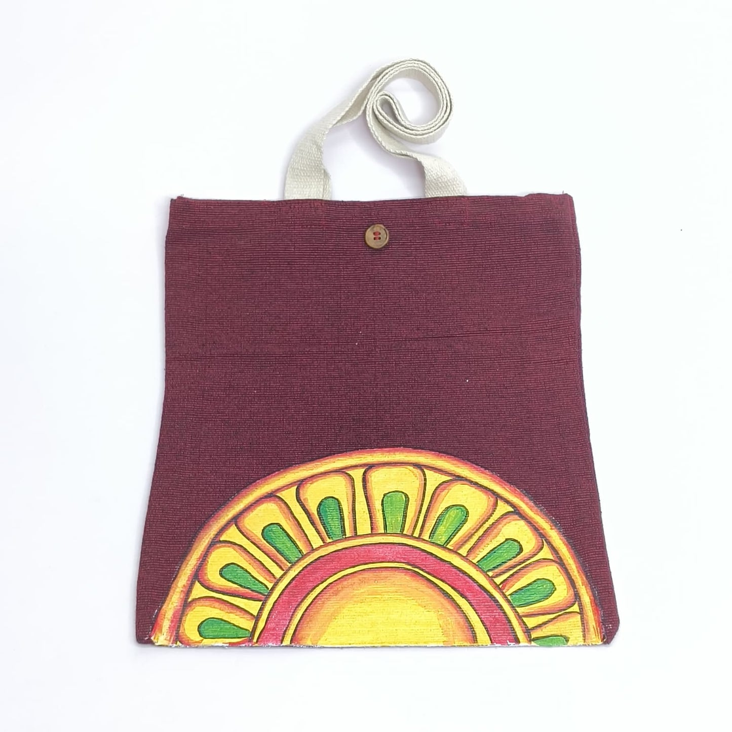 HAND PAINTED TOTE BAG
