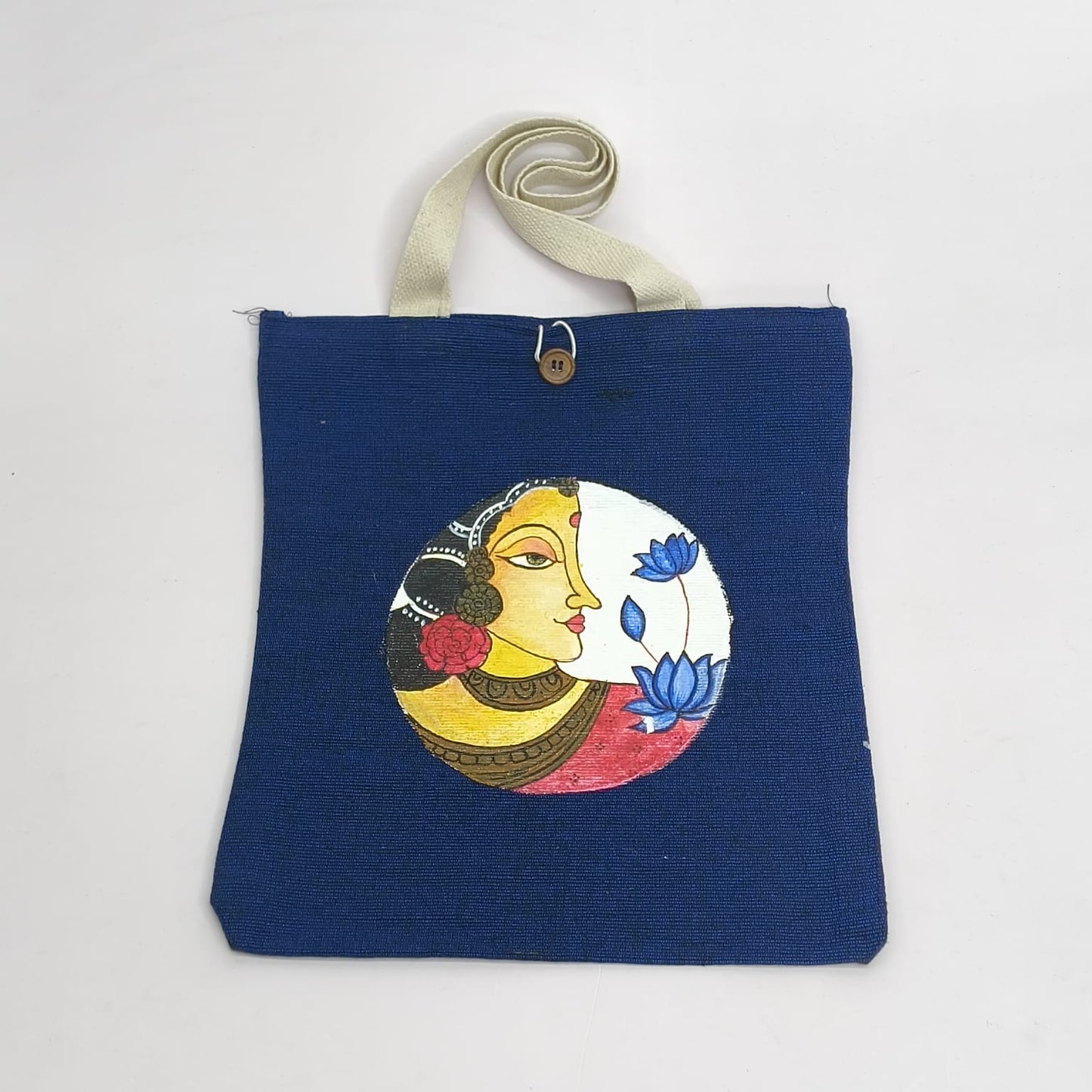 HAND PAINTED TOTE BAG