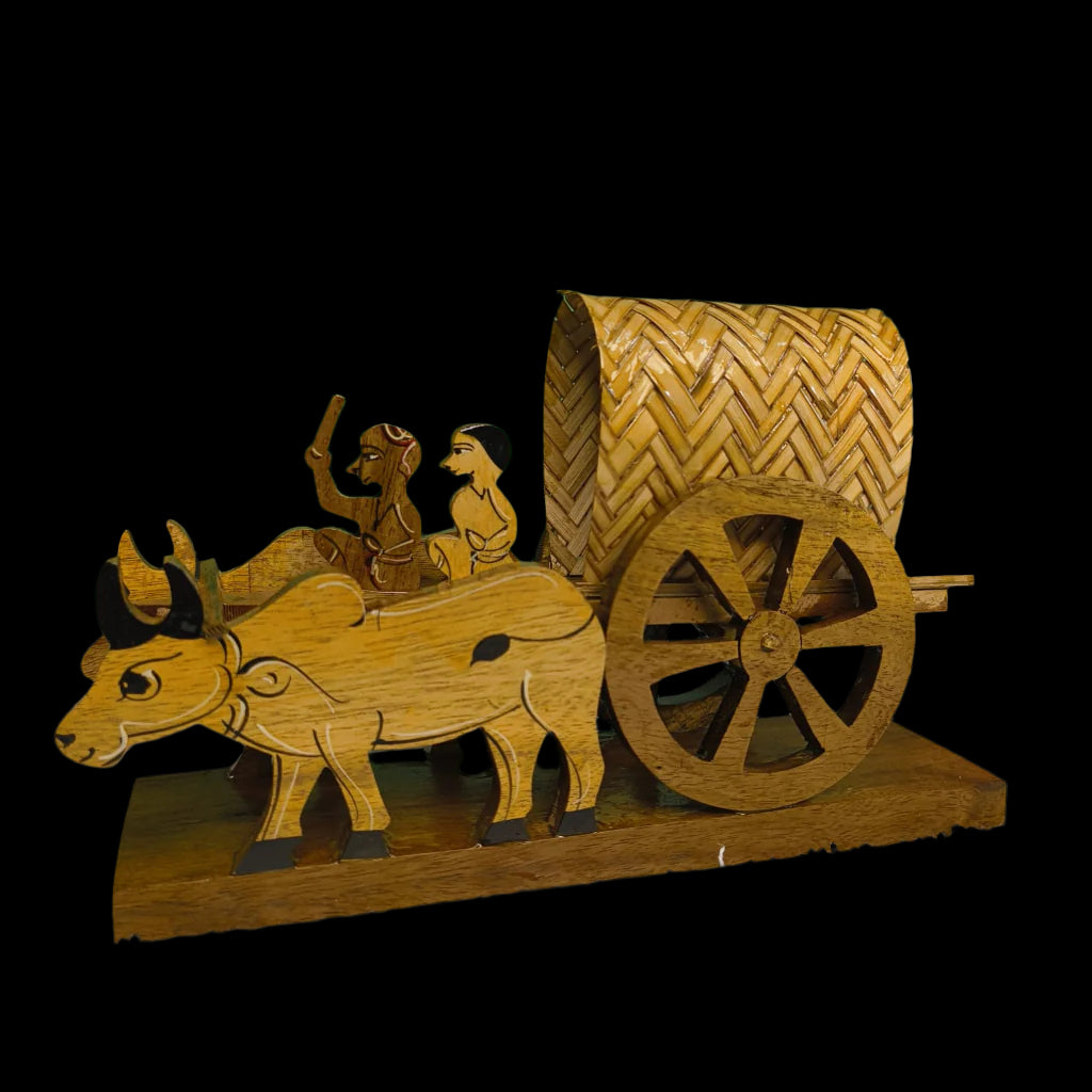 Hand Made Wooden Bullock Cart