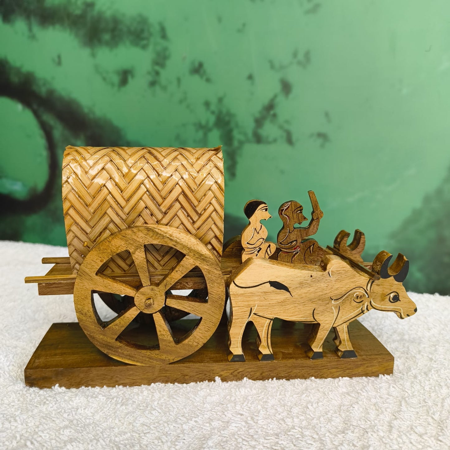 Hand Made Wooden Bullock Cart
