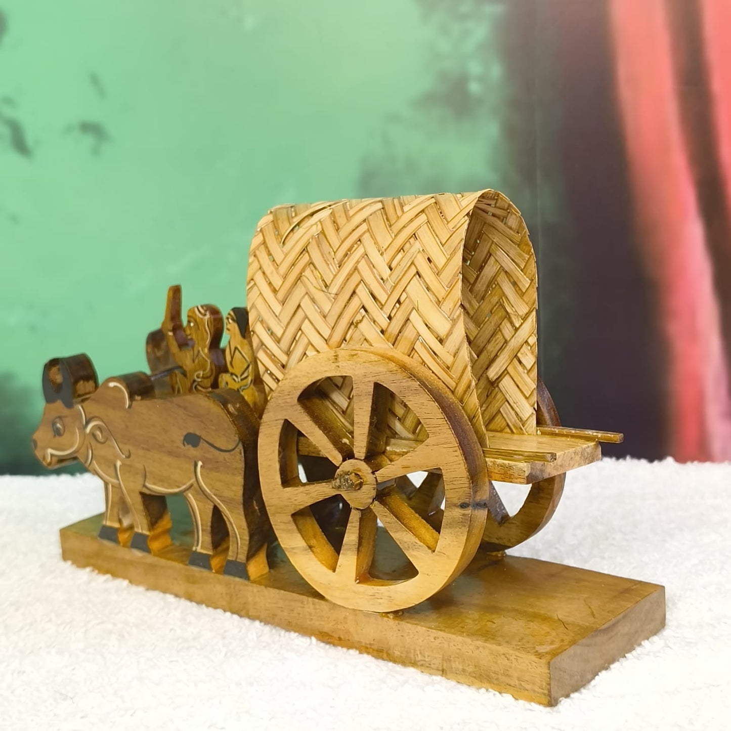 Hand Made Wooden Bullock Cart