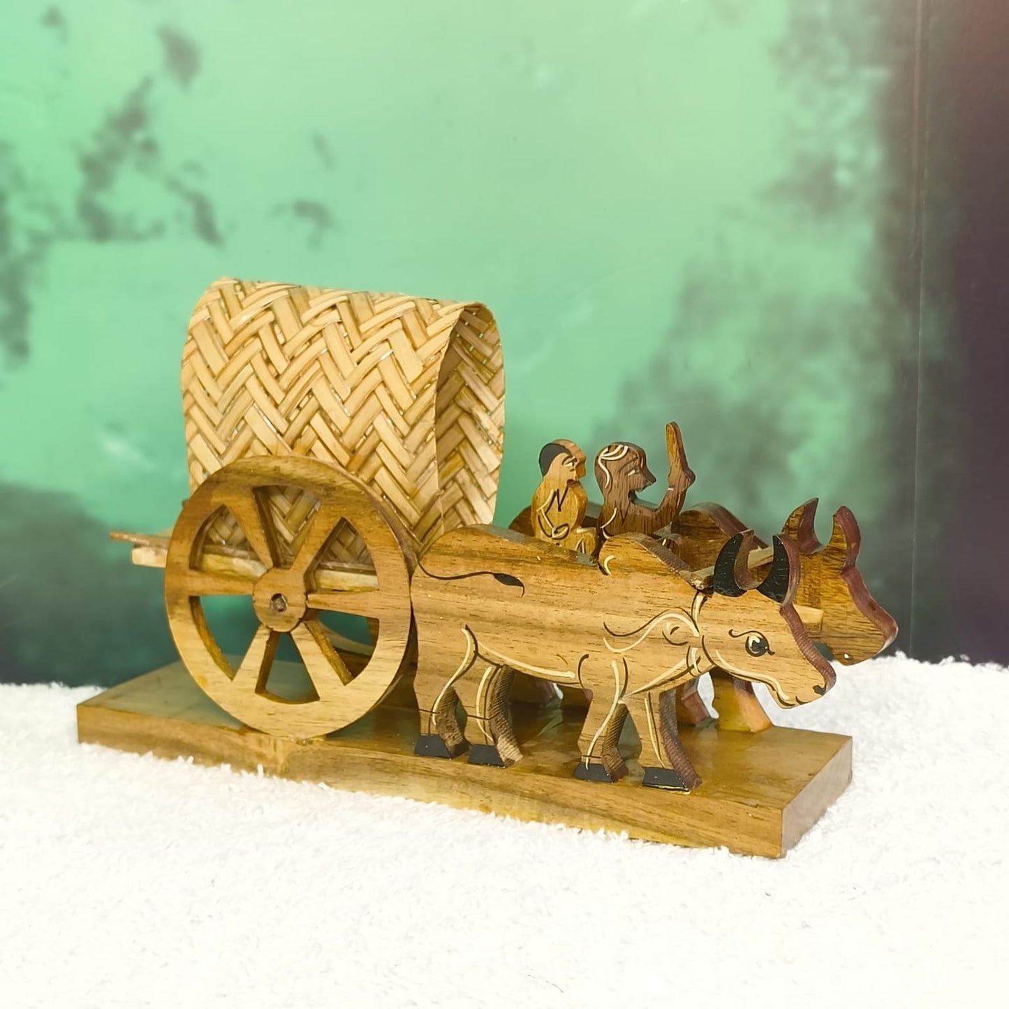 Hand Made Wooden Bullock Cart
