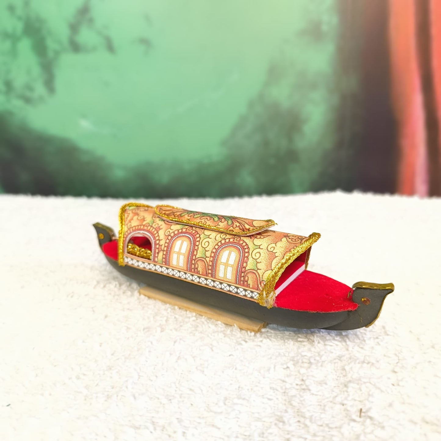 Miniature Kerala Houseboat Handicraft Decor