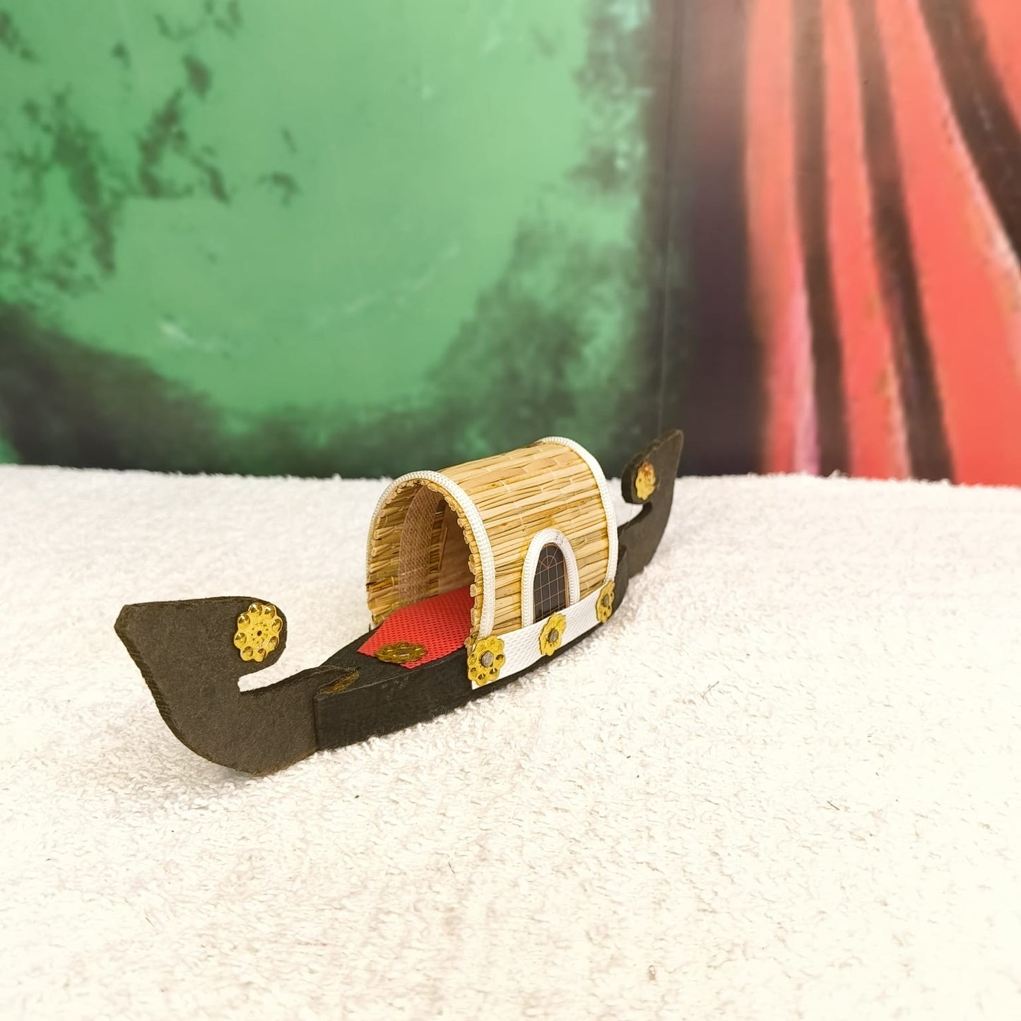 Miniature Kerala Houseboat Handicraft Decor