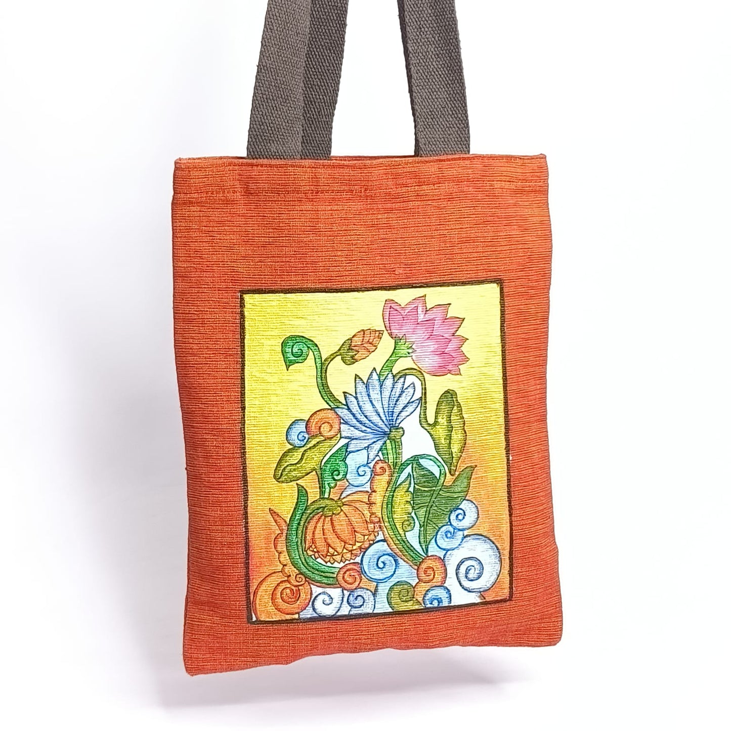 HAND PAINTED TOTE BAG