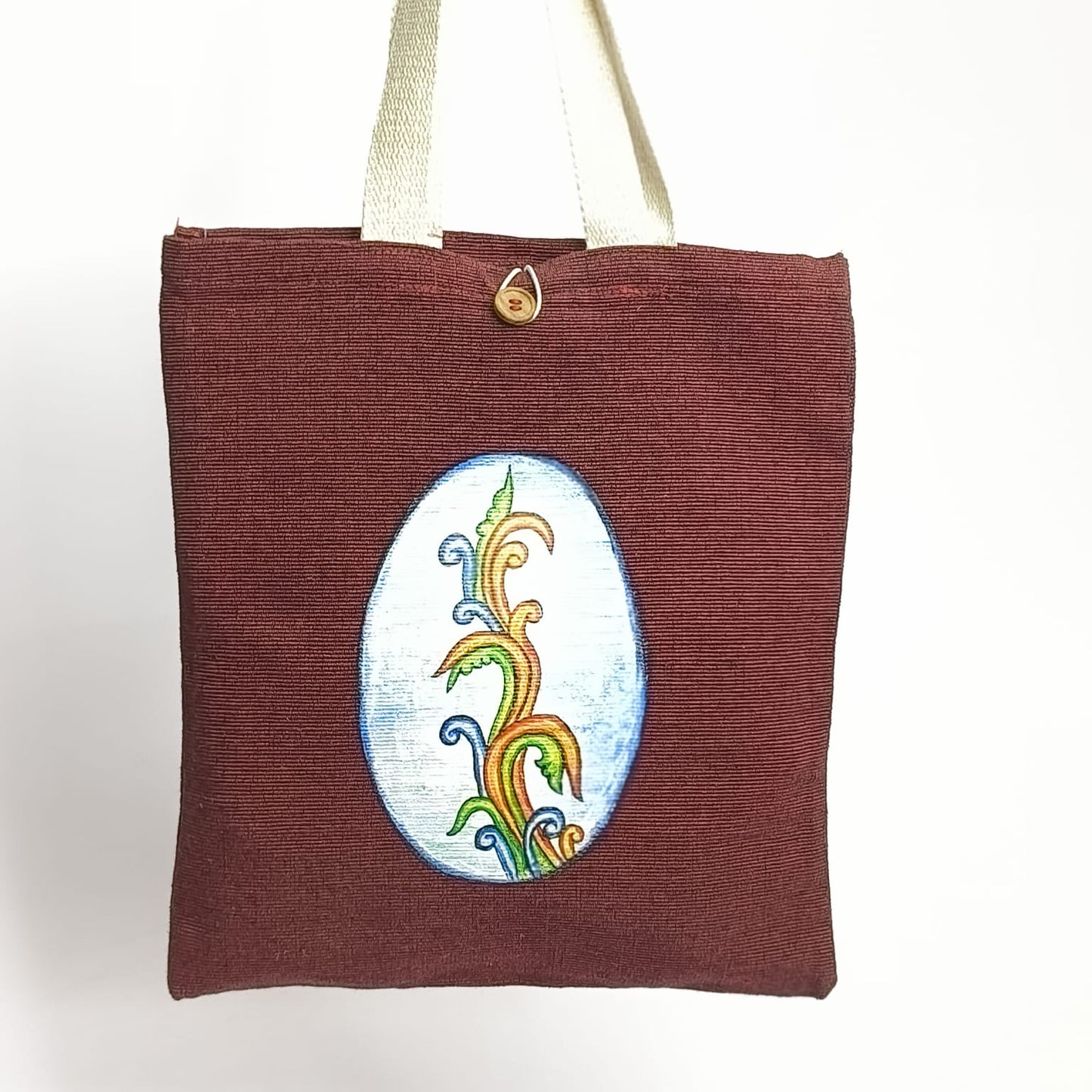 HAND PAINTED TOTE BAG