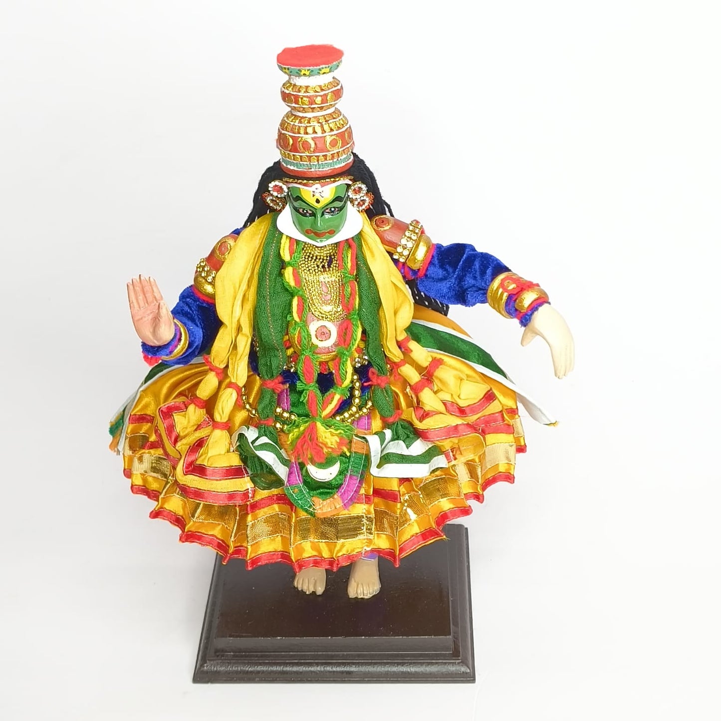 kathakali wooden idol krishna