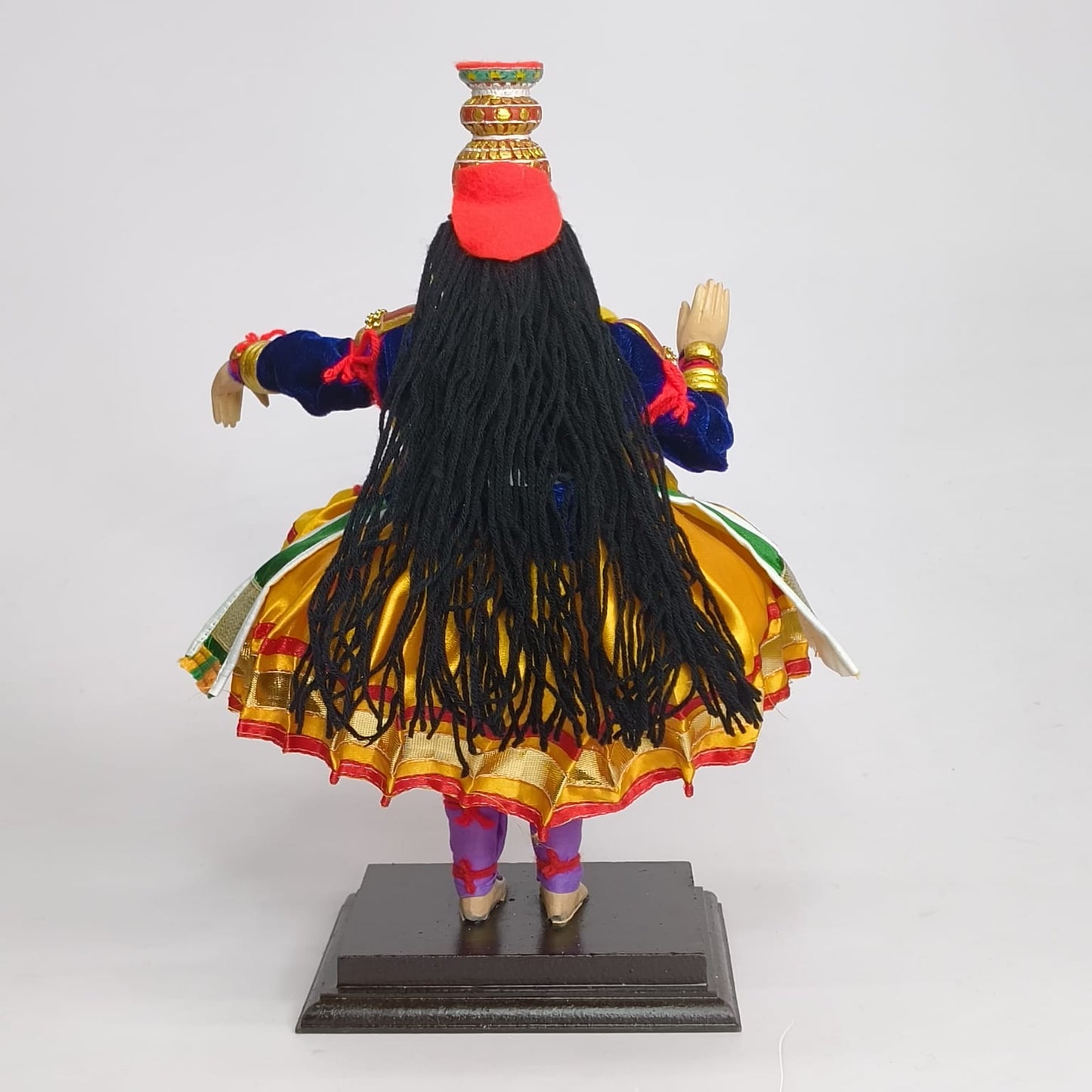 kathakali wooden idol krishna