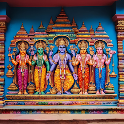 Kerala Canvas Mural Painting