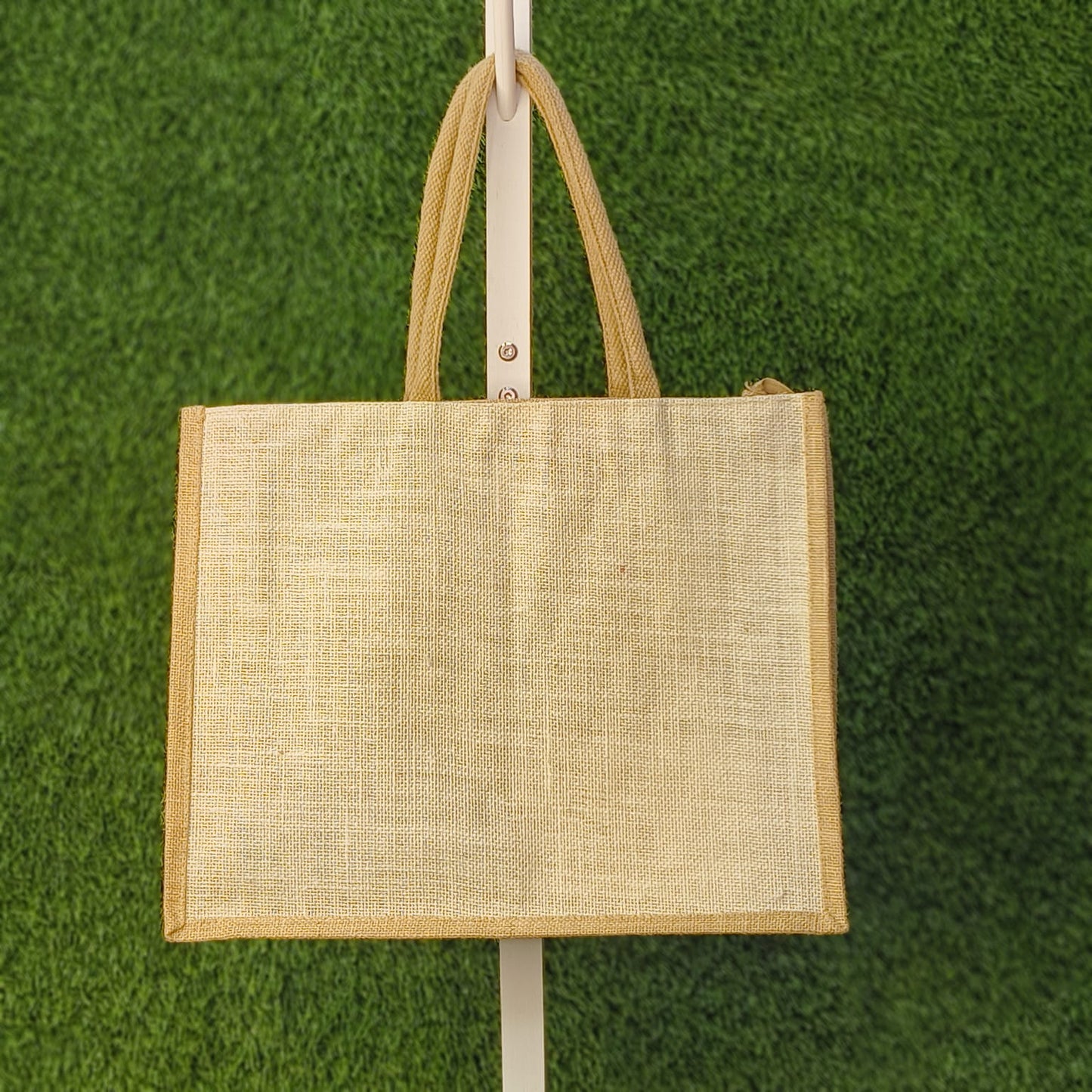 Hand Painted Jute Shopping Bag
