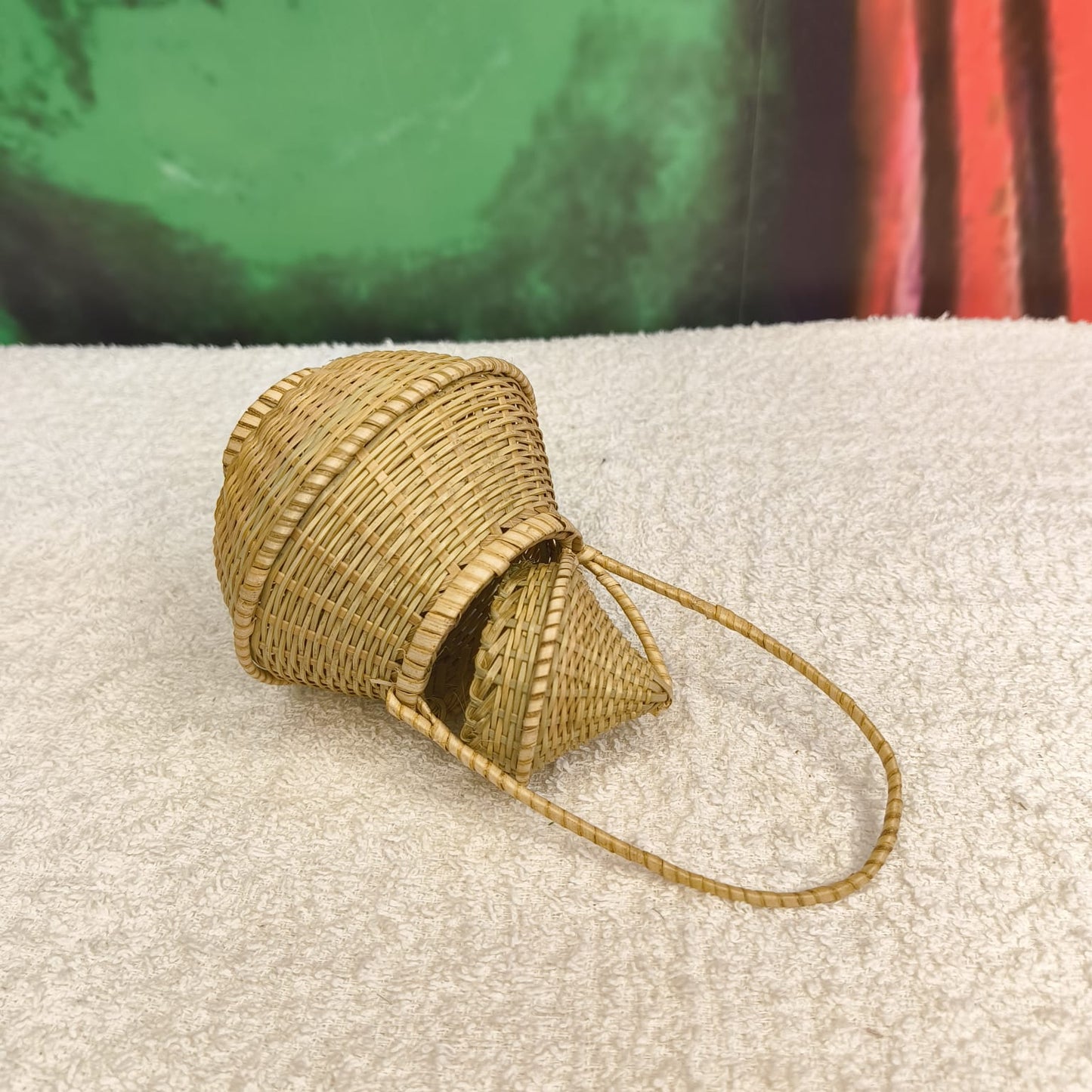 Green Bamboo Lantern