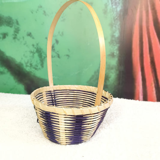 Handmade Bamboo Fruit/Flower/Basket/Multi Purpose Basket With Handle