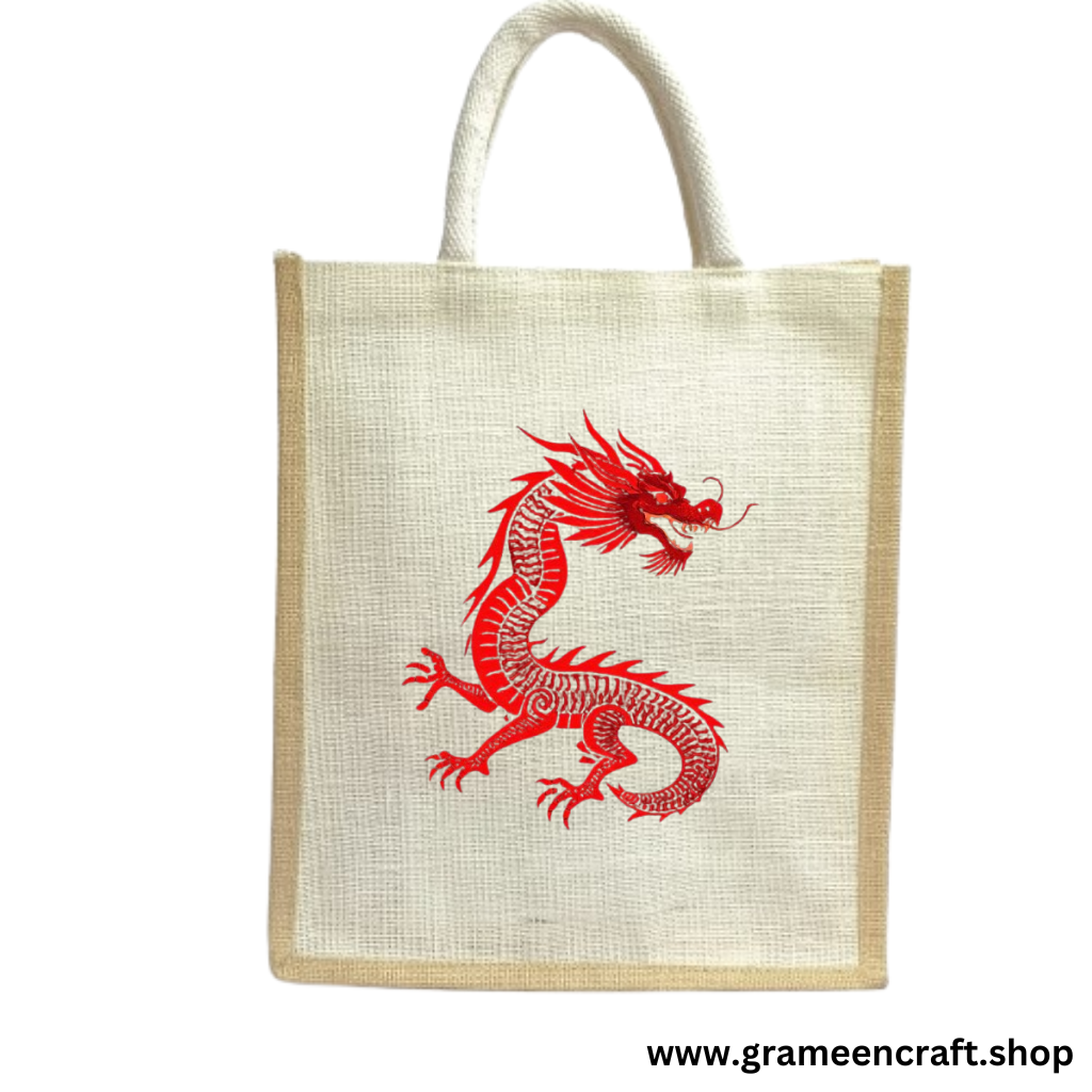 Empuraan Movie Style Jute Shopping Bag